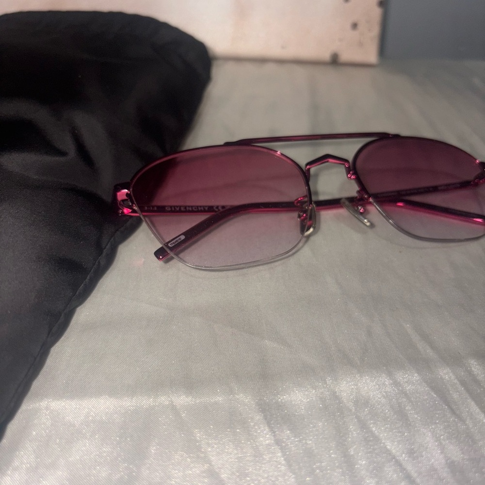 Givenchy Fuchsia Aviator Sunglasses
